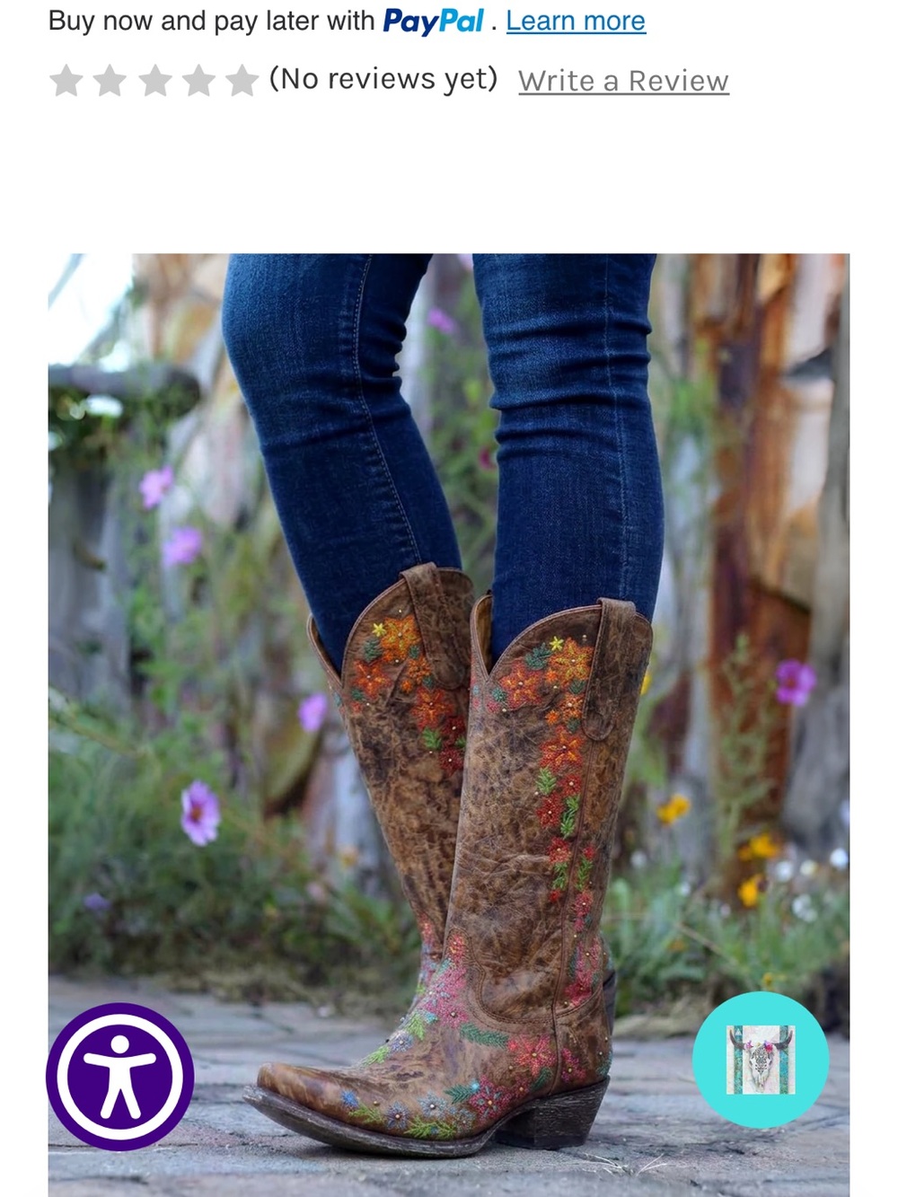 L1049-1 OLD GRINGO SOZEY
NOVULARIS FLORAL
EMBROIDERED COWGIRL BOOTS